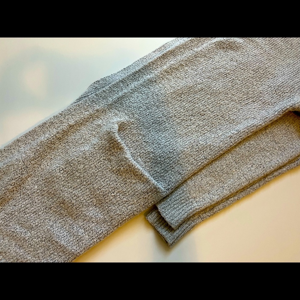 Gray cardigan